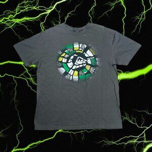 skater streetwear big print qksilver tee